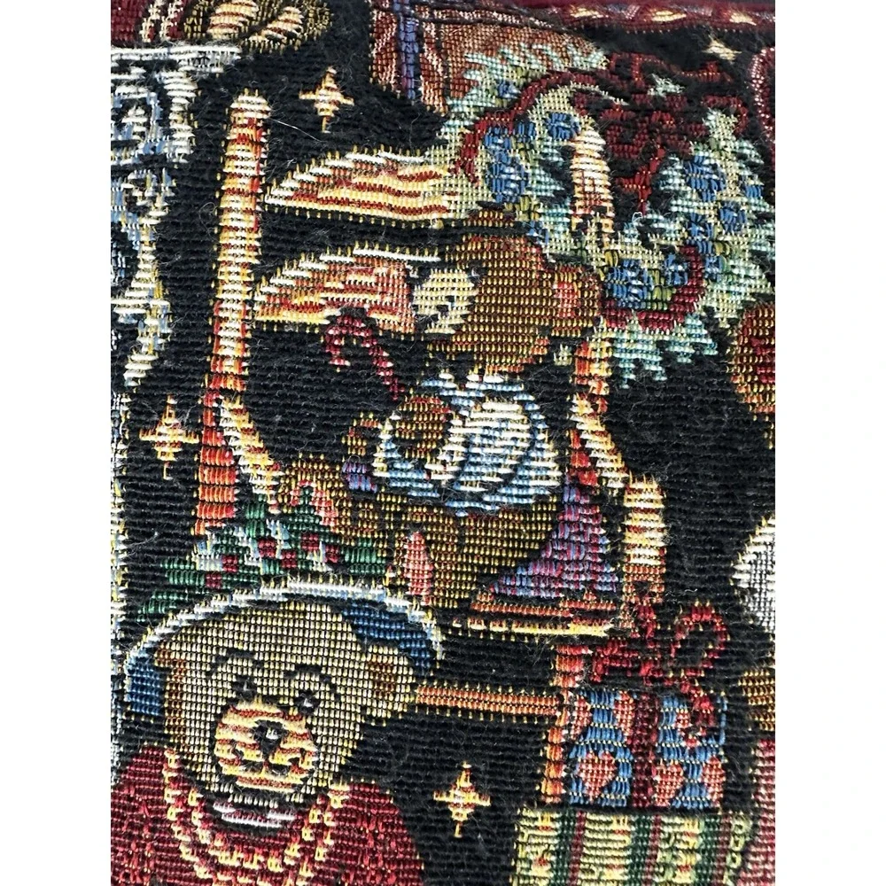 Red Velveteen Berry Bear Christmas Holiday‎ Winter Pillow (14